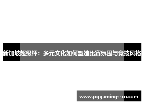 新加坡超级杯：多元文化如何塑造比赛氛围与竞技风格
